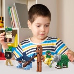 Myth Qholve 이탈리안 브레인로트 빌딩 브릭 세트 8가지 모델 창의적인 동물 및 캐릭터 블록 어린이와 성인을 위한 재미있는 수집용 장난감... 