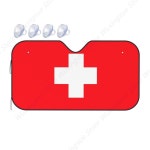 차량 햇빛가리개 국기 액세서리 표준 스위스 자동차 미니 SUV에 소형 차양 차단기는 태양 : 그린코알라