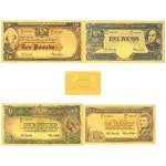 호주 100 달러 골드 지폐 도금 다채로운 AUD 통화 수집 및 선물 20 디자인 : 선운소소온