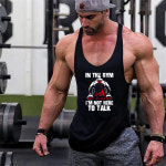 피트니스 스포츠 조끼 트렌디 브랜드 캐주얼 조끼 루즈 보터밍 민소매 티셔츠 여름 : 망고아이1