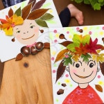 대뿌마 가을잎DIY만들기 가을 명화 행복한 미소 1인용 : 대나무뿌리마켓