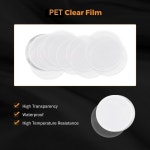 200 세트 58mm 금속 단추 제조기 키 체인 용품 DIY 핸드 프레스 라운드 배지 공예 업체 기념 선물 : 팔달무역