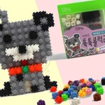 대뿌마 영재교육용반려견블럭 아이들창의력픽셀블록 크리스마스선물미니블록 툭툭블럭 만들기 강아지 : 대나무뿌리마켓