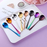 구매자 스타 티스푼 5.5인치 미니 커피 스푼 스테인리스 스틸 슈가 데미타스 에스프레소  8 color-teaspoons : 코지컬렉션코너
