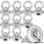 중앙 구멍이 있는 네오디뮴 디스크 자석 링이 강력한 마그네틱 후크 주방 걸이용 헤비 듀티 16mm : 선운소소온