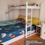 좌식벙커침대 프레임 낮은 원룸 기숙사 철제 190 70 150 180 1 : 오더랩스