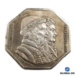 프랑스 팔각형 실버 주화 기념 수집품 크리스마스 선물 H4696 : 선운소소온