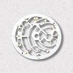 호환상품  28.5mm S 로고  다이얼 맞춤 NH70/72 무브먼트 녹색 빛나는 시계 수정 액세서리 : 풋내이