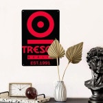 나이트 클럽 음악 Tresor 베를린 로고 금속 로그인 빈티지 주석 장식 표지판 플라크 펍 카페 야드 남자 동굴 바 벽 미술 : 덕항소소온