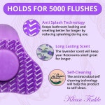 소변 케이크가 포함된 스크린 탈취제, 청소용 탈취제 케이크, 상업용 바이오 효소 안티 스플래시 퍼플 매트 - 공중화장실, 주유소 라벤더 향(3) : 벨른