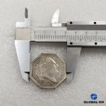 프랑스 팔각형 은화 기념 수집품 홈 장식 크리스마스 선물 H4667 : 선운소소온