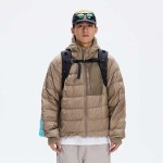 쏵판다 HKSH 야외 조명 스포츠 색상 대비 후드 다운 재킷 여성 겨울 산 레저 방수 코튼 H2887 : 장바구니마트