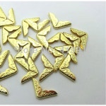 Shipping 500pcs 골드 도금 금속 책 코너 앨범 메뉴 프로텍터 3mm 두께 20x15mm J1689 : 그로우셀러샵