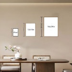 브우드케 보호 벽 아트, 액자 추상 선샤인 벽 아트, 태양이 떠오르는 중립 캔버스 벽 장식, 3개의 기하학적 그림 세트, 미니멀리스트 그림, 침실... 