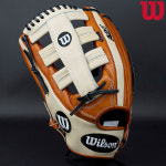 윌슨 외야글러브 외야수 A2K 1775 B2 쌍십자웹 12.75인치 카멜 베이지 : 야구백화점