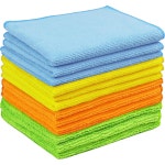 12인치) 천(12인치 가정용품 청소용 간단한 x 극세사 12팩 50 Pack : 루7피