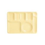 리빙메이트 국산 단체급식 표준형 PC식판, 바닐라 크림, 40.8 x 29.7 x 2.3 cm, 1개 : 테이블웨어 윌리브