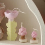 DIY 캔들 몰드 튤립 캔들스틱 몰드 캔들 제작 도구 튤립 아로마틱 캔들 플라스터 실리콘 몰드 창의적인 홈 데코 선물 : 오봉소소온