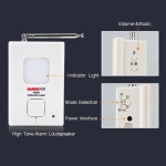 센서 벨 동작 매장 환영 무브먼트 무선 PIR 보안 감지 노래방 입구 차임벨 도어 손님 WHITE : 트리플 트레이더스