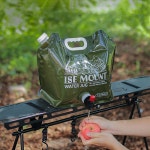 워터백 Freezable 맥주 6 가방 물 저장 5L 7 접이식 캠핑 2PCS 휴대용 : 블랙코알라