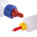수의학 먹이 병 400/500ML 용량 송아지 피더 실리콘 젖꼭지 두꺼운 양고기 먹이 용기 농장 동물 용품 : 퍼스트유통-
