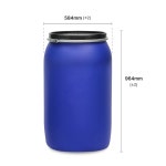 오픈 드럼통 220L(UN) HDPE 보관 공드럼 발효통 용기 : 규림테크