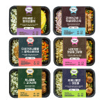 리빙케이푸드 직장인 간편 식단 점심 냉동 도시락 6팩+6팩 영양밥 볶음밥 나물밥 양많은 : 리빙케이푸드