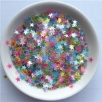 1Lot/100g 반짝이는 3mm 4mm 루즈 스팽글 퍼플 옐로우 글리터 블링 네일 파이예트 재봉 어린이 무대 의상 2026 : 연화소소온