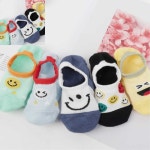 사탸 양말덧신 F 퐁퐁 5족 메쉬사 실내보온 무봉제 양말커버 : 사타상점