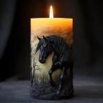 3D 입체 동물 디자인 전사마 시리즈 양초 몰드 판타지 실리콘 주조 몰드 향 몰드 : 오봉소소온