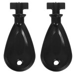 디스펜서 및 페이퍼 액세서리를 타월 위한 쉽게 상업용 홀더를 공중화장실 휴대용 종이 공간 열쇠 설치할 티슈 2pcs 홀더 공용 교체 키... 