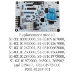 031-01267-001A P031-01267-001 업그레이드된 통합 용광로 제어 회로 기판 교체 S1-33103010000 : 트렌드마켓3