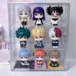 미미그라운드 피규어장식장 룩업 케이스 가챠 투명 클리어 진열장 정리함 인형 보관함 세로형 : mimiground