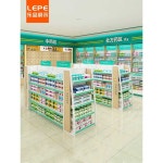 약국 진열대 약국매대 가판대 카운터 판매대 진열장 양면 삼각 선반 풀 세트 : 트렌드 다람쥐 스토어