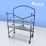 기가 이동식 작업대 스캐폴딩 접이식 캠핑 카트 아시바 비계 메탈테크 목공 SD403 : 제이스타