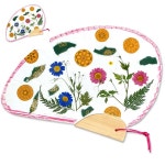 십탸 만들기 압화꽃 무늬한지 부채 꾸며만들기 미니부채 공예부자재 : 십타상점