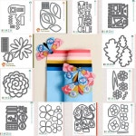 레터박스 배너 2025 신제품 펠트 다이 DIY 스크랩북 공예 제작자 포토 앨범 템플릿 핸드메이드 장식 : 오봉소소온