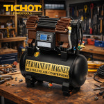 티찹 DC-886 4마력 브러시리스 컴프레서 17L 디지털 탱크 저소음 알루미늄 : 유일툴스토어