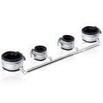 등을 위한 4개의 PU 쿠션 홈 체육관 장비 스트랩이 있는 스프레더 바 헤비 듀티 스테인리스 스틸 회전 바. 1 Red Magic Tape : amazing002