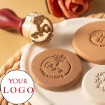 맞춤형 도자기 스탬프 점토 개인 로고 및 디자인 제작 세라믹에 적합(2.5cm-4cm) 독특한 점토 공예 디자인 : 명지소소온