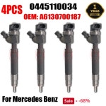 4PCS 0445110034 A6130700187 커먼 레일 인젝터 0 445 노즐 0986435012 메르세데스 벤츠용 : 픽앤고컴퍼니