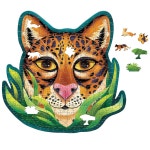 평화로운 왕국 재규어 모양 251피스 퍼즐 모양의 퍼즐 조각 포함 교실이나 가정에서 사용하기에 좋습니다 : Mbridge