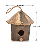 실용적인 새집 둥지 새장 나무 정원 둥지 액세서리 매달려 앵무새 주택 Hummingbird House : 제스103