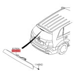 자동차 3RD 브크 라이트  마운트 정지 램프 기아호환 쏘렌토 2009204 92색상502P000 : 진성코퍼레이션