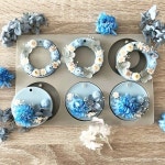 1PC 6 홀 라운드 링 실리콘 몰드 소이 캔들 아로마 왁스 타블렛 금형 수제 비누 액세서리 만들기 : 용화글로벌온