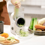 보만 전동 채칼 오토슬라이서 2세대 자동 야채 당근 채썰기 다지기 ASL286DTW (채칼 5종 포함) : 보만코리아