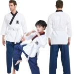 주짓수 도복 복싱 운동복 MMA WTF 승인 태권도 품새 무술 성인 세트 A XXXS : 칼리 트레이더스