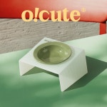 오큐트 UFO 세라믹 강아지 고양이 공용 식기 아크릴 스탠드 4color : 펫코팩토리