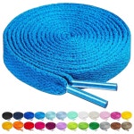 27가지 색상의 버치 신발끈 플랫 5/16인치 4가지 Lavender 45.5 (115cm) L : 정품스또어