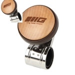 삼챠 삼진퍼스트 제노바 리얼우드 파워핸들 회전형그립 나무재질 자동차핸들보조쿠션 차량운전용품 : 삼차상점